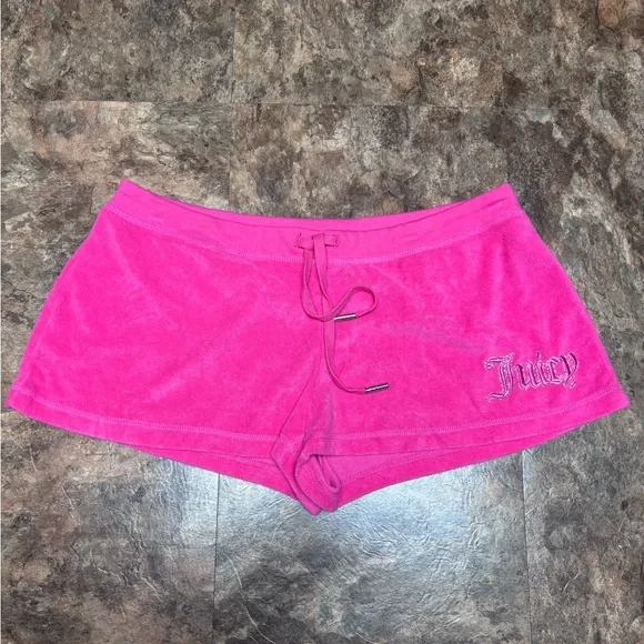 Juicy Couture Vibrant Pink Lounge Shorts - Picture 1 of 4